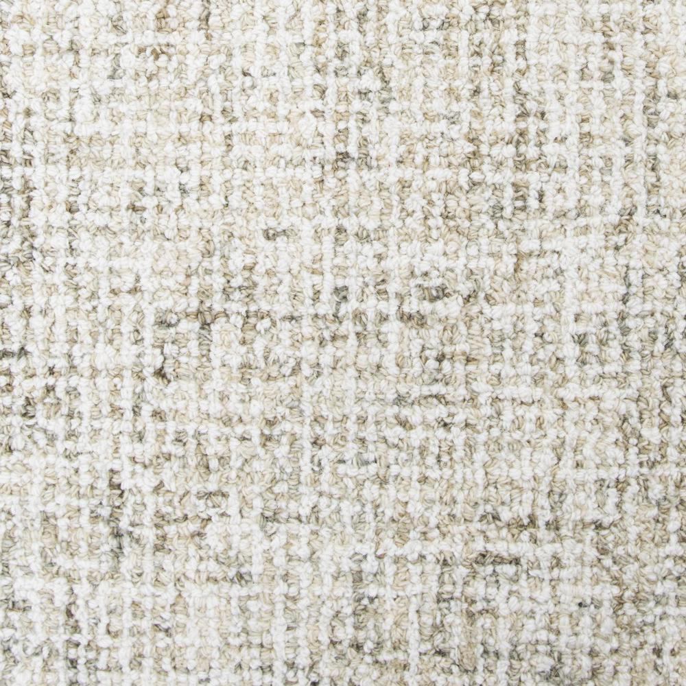Hand Tufted Loop Pile Wool Rug, 9' x 12'. Picture 3