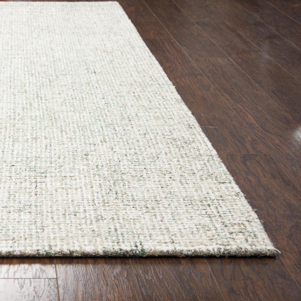 Hand Tufted Loop Pile Wool Rug, 9' x 12'. Picture 3