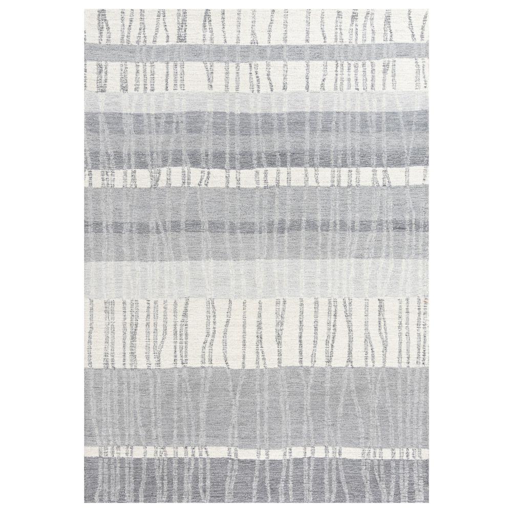 Hand Tufted Cut Pile Wool Rug, 5' x 7'6". Picture 1
