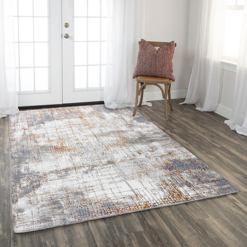 4' x 6' Machine-Made Rectangle Rug. Picture 6