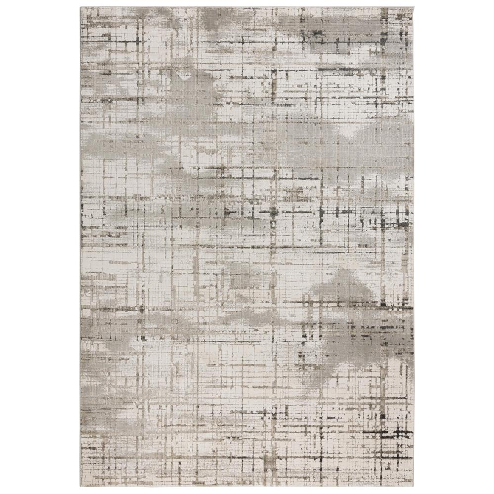 Power Loomed Cut Pile Polyester Rug, 5'3" x 7'6". Picture 1