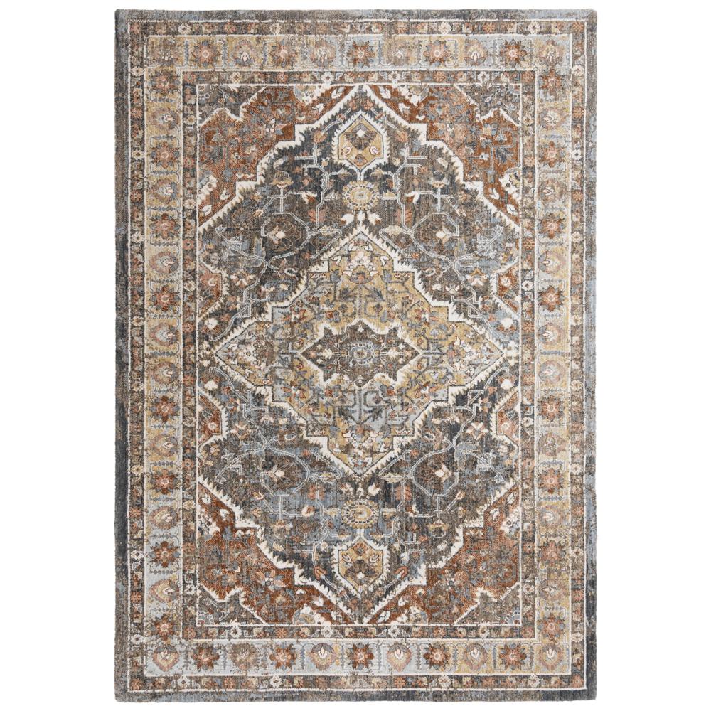 Machine/Hybrid Cut Pile Recycled Polyester Rug, 2'6" x 8'. Picture 1