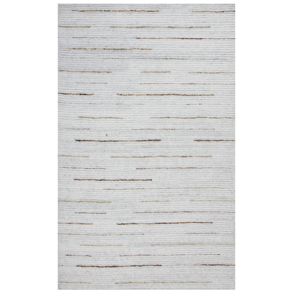 5' x 8' Cut & Loop Pile Hand Tufted Rug. Picture 1