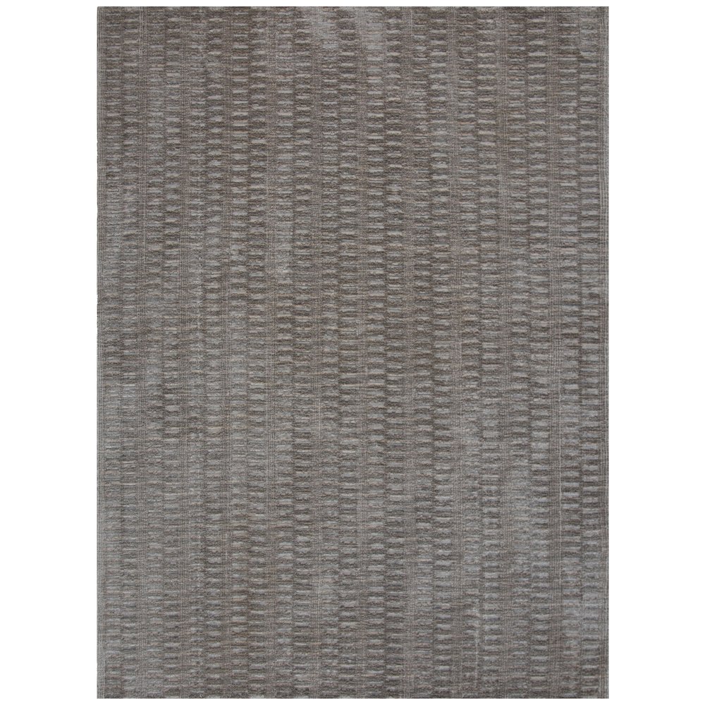 5' x 8' Cut High Low Pile Hand Loomed Rug. Picture 1