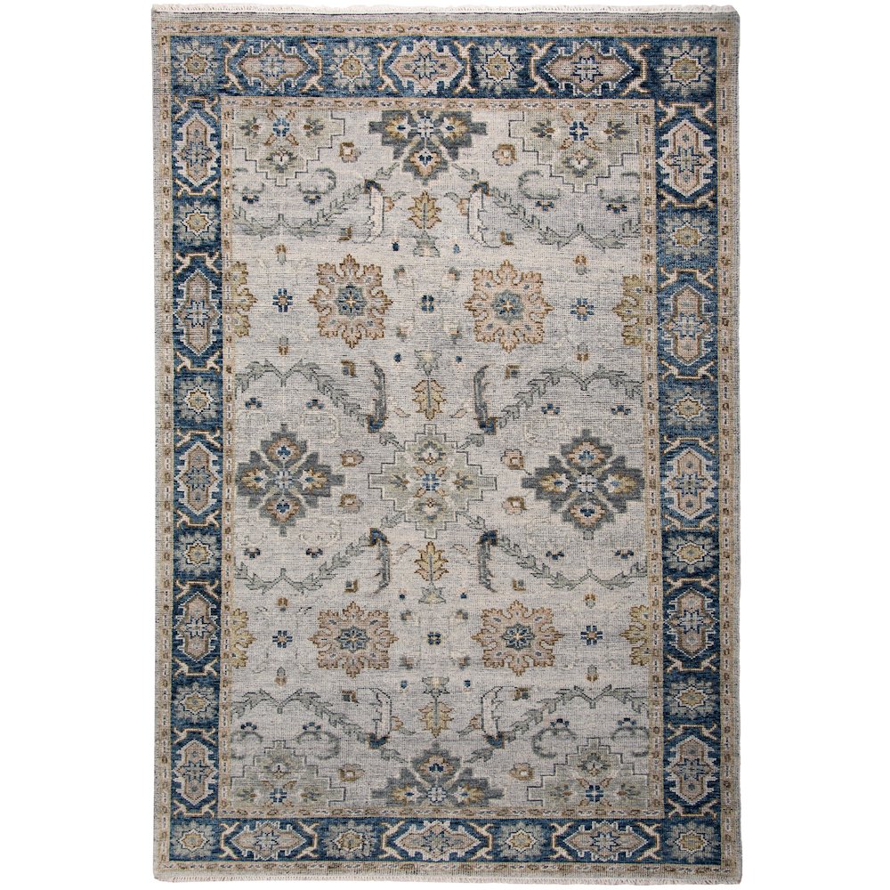 6' x 9' Cut Pile Hand Knotted Rug. Picture 1
