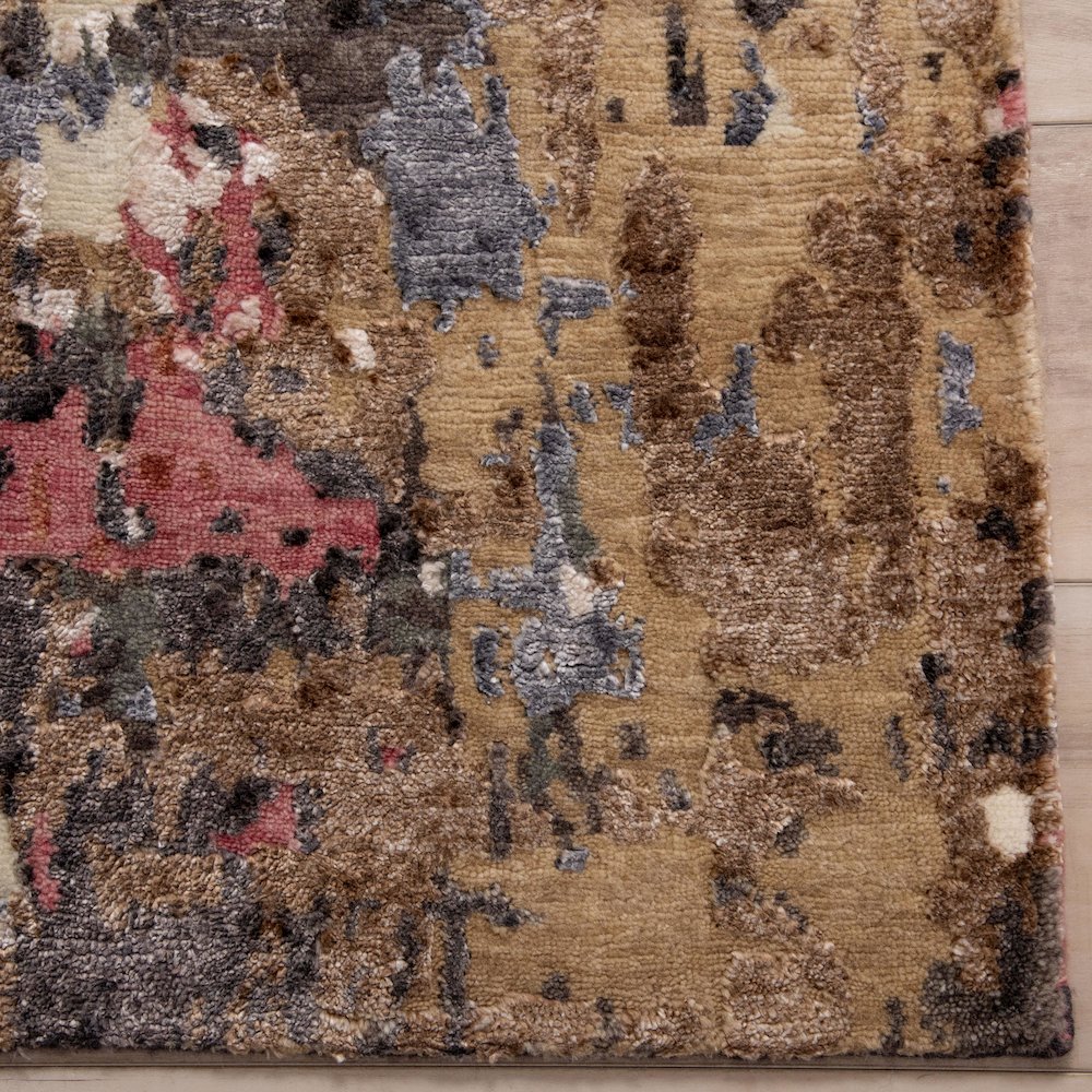 6' x 9' Cut Pile Hand Knotted Rug. Picture 2