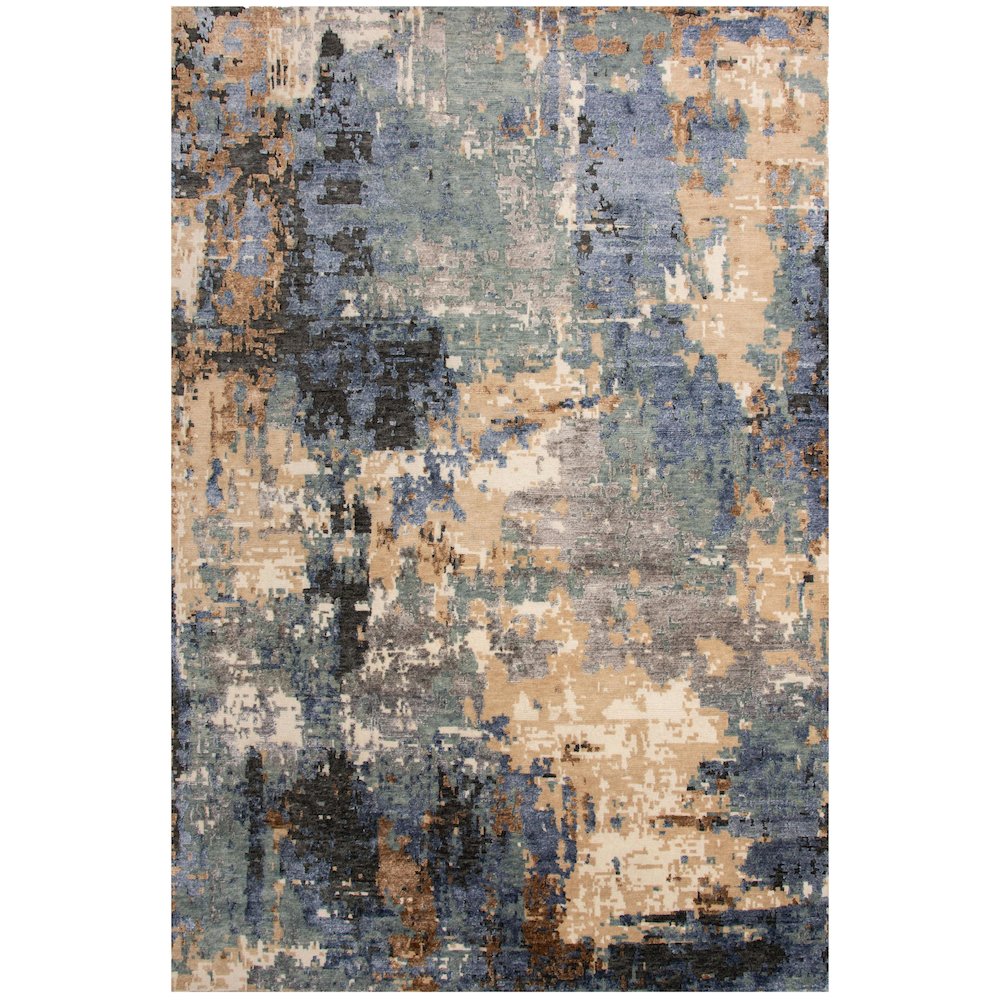 6' x 9' Cut Pile Hand Knotted Rug. Picture 1