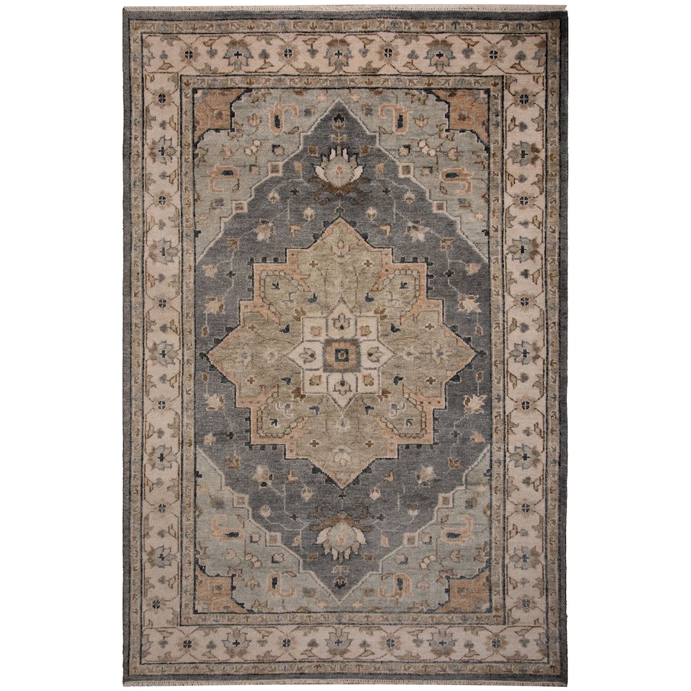 6' x 9' Cut Pile Hand Knotted Rug. Picture 1