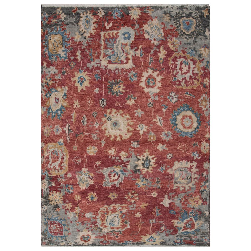 6' x 9' Cut Pile Hand Knotted Rug. Picture 1