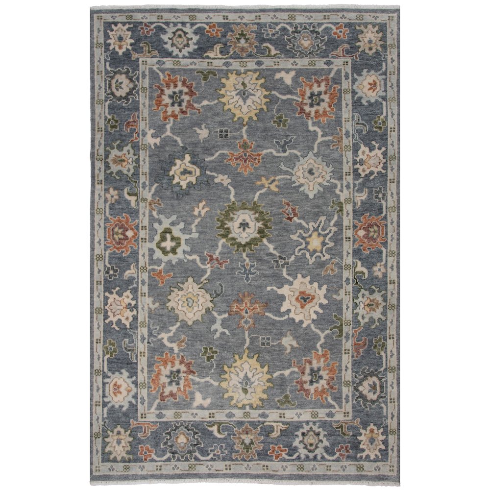 6' x 9' Cut Pile Hand Knotted Rug. Picture 1