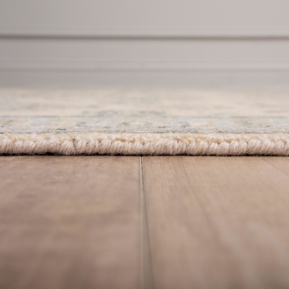 6' x 9' Cut Pile Hand Knotted Rug. Picture 4