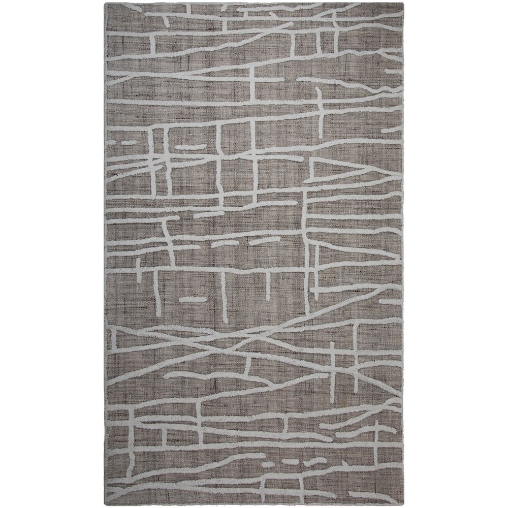 5' x 8' Hand-Tufted Rectangle Rug. Picture 1