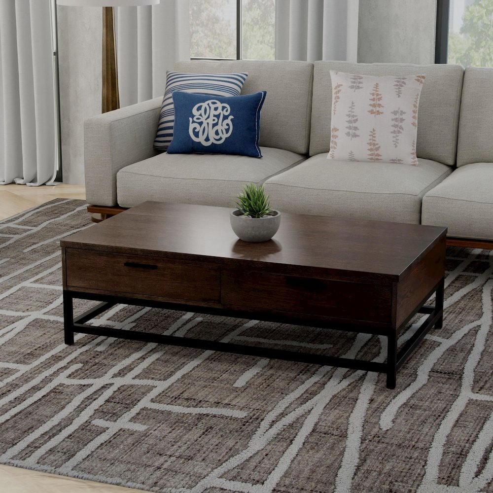 5' x 8' Hand-Tufted Rectangle Rug. Picture 3