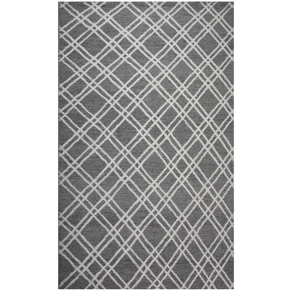 5' x 8' Hand-Tufted Rectangle Rug. Picture 1