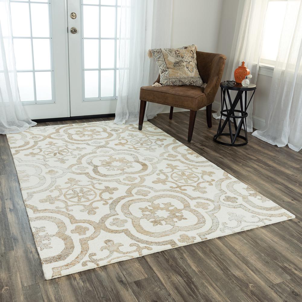 8' x 10' Hand-Tufted Rectangle Rug. Picture 12
