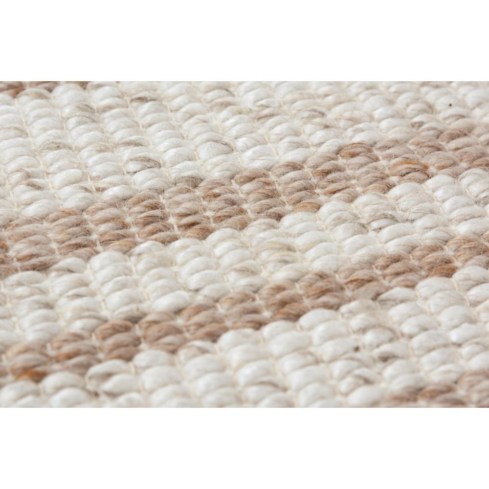Hand Woven Flat Weave Pile Wool/ Polyester Rug, 7'6" x 9'6". Picture 4