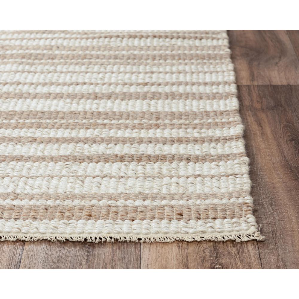Hand Woven Flat Weave Pile Wool/ Polyester Rug, 7'6" x 9'6". Picture 3