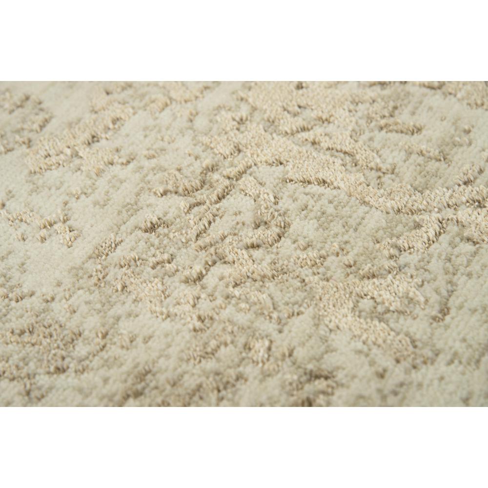 Hybrid Cut Pile Wool/ Tencel Rug, 2'6" x 10'. Picture 4