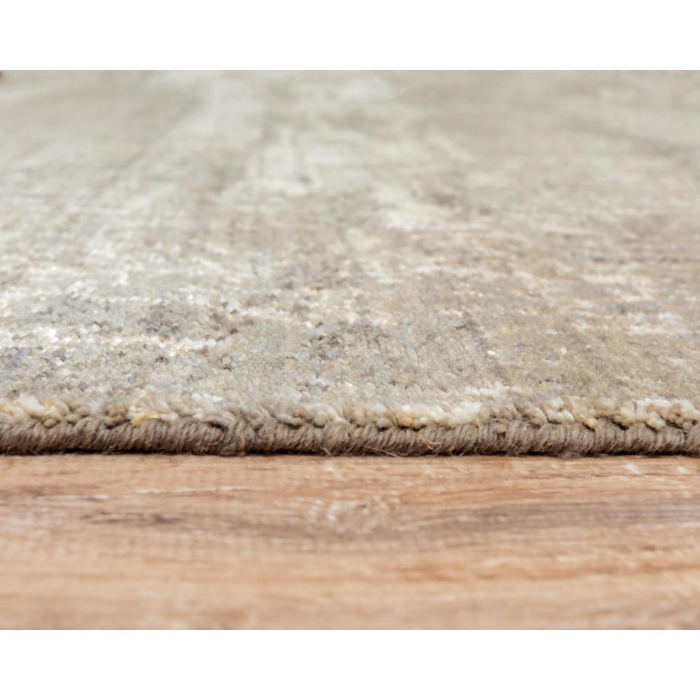 Hybrid Cut Pile Wool/ Tencel Rug, 5' x 8'. Picture 6