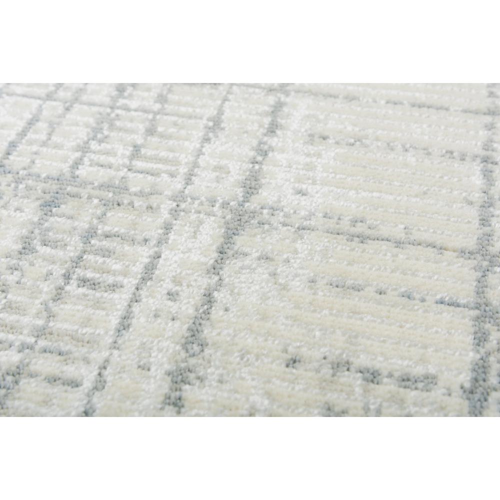 Hybrid Cut Pile Wool/ Tencel Rug, 5' x 8'. Picture 4