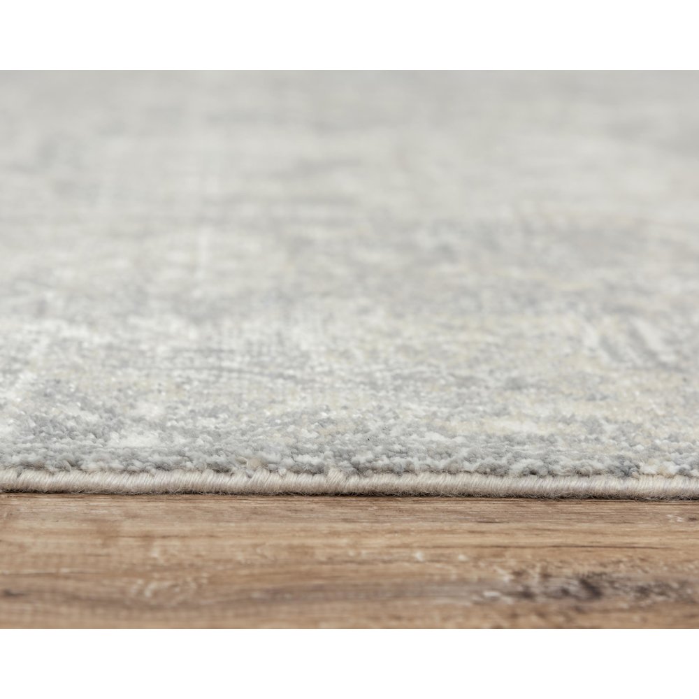 Hybrid Cut Pile Wool/ Tencel Rug, 5' x 8'. Picture 6