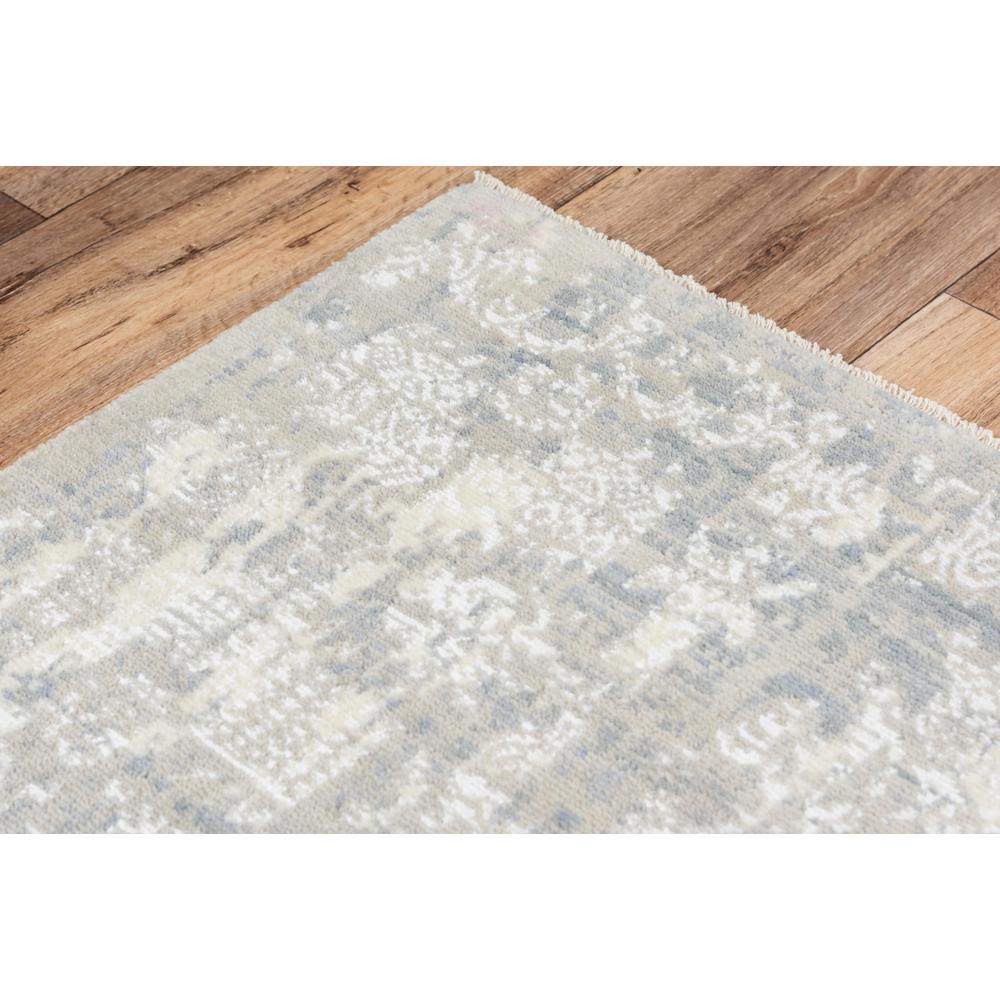 Hybrid Cut Pile Wool/ Tencel Rug, 5' x 8'. Picture 5
