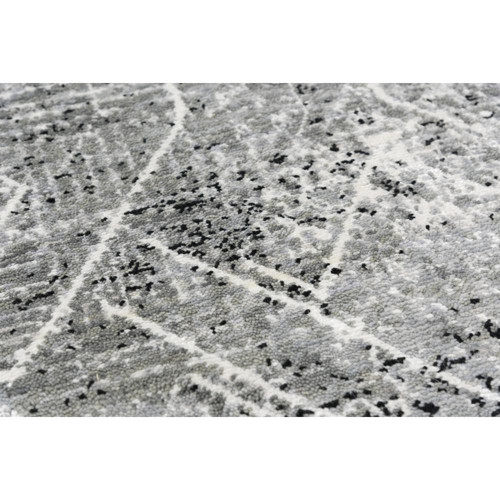 Hybrid Cut Pile Wool/ Tencel Rug, 5' x 8'. Picture 4