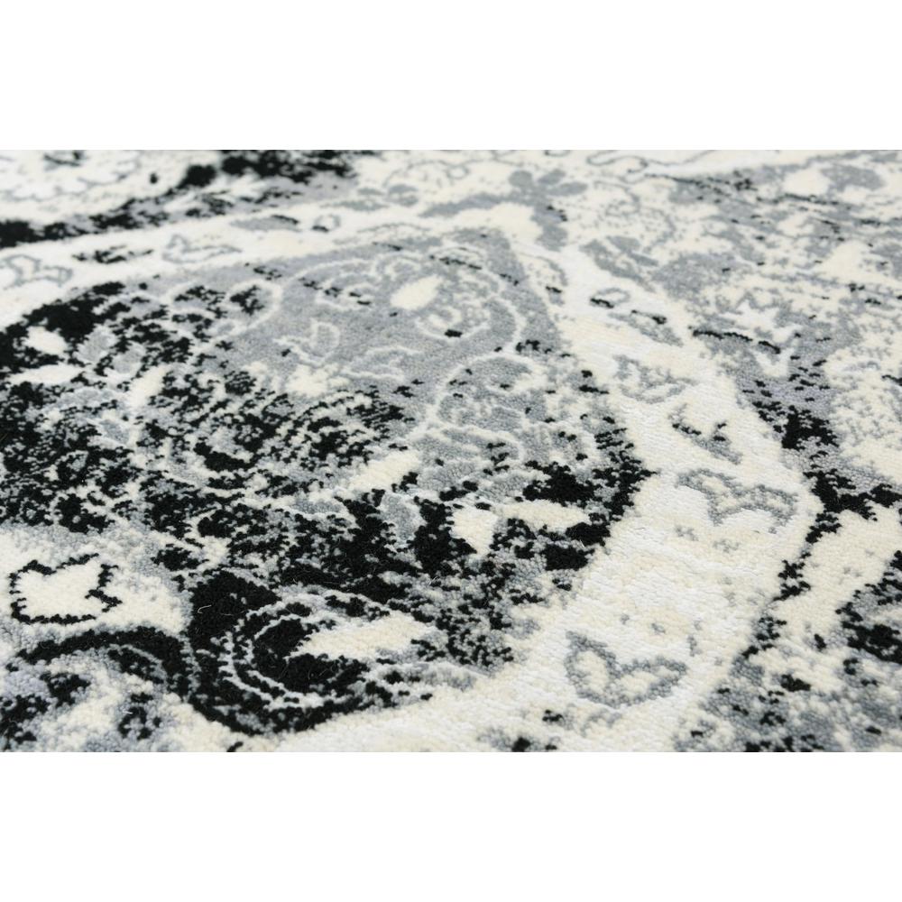 Hybrid Cut Pile Wool/ Tencel Rug, 5' x 8'. Picture 4