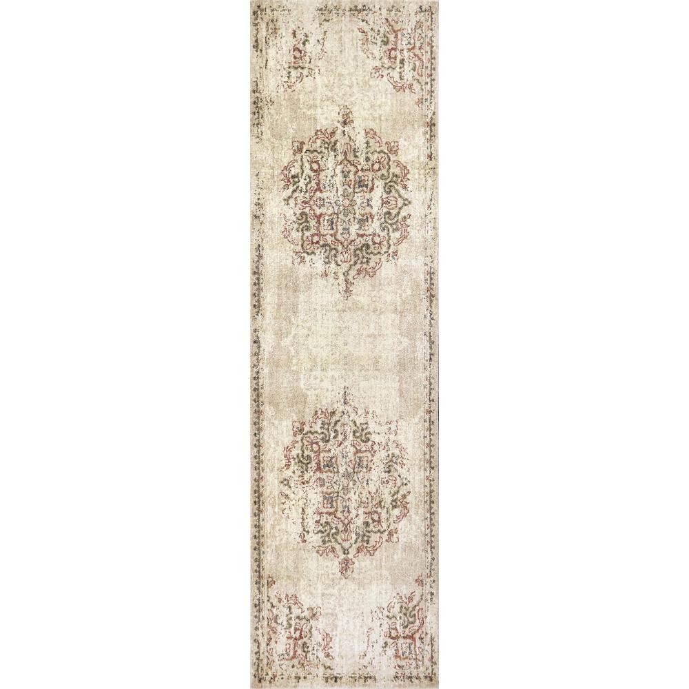 Hybrid Cut Pile Wool Rug, 2'6" x 8'. Picture 1