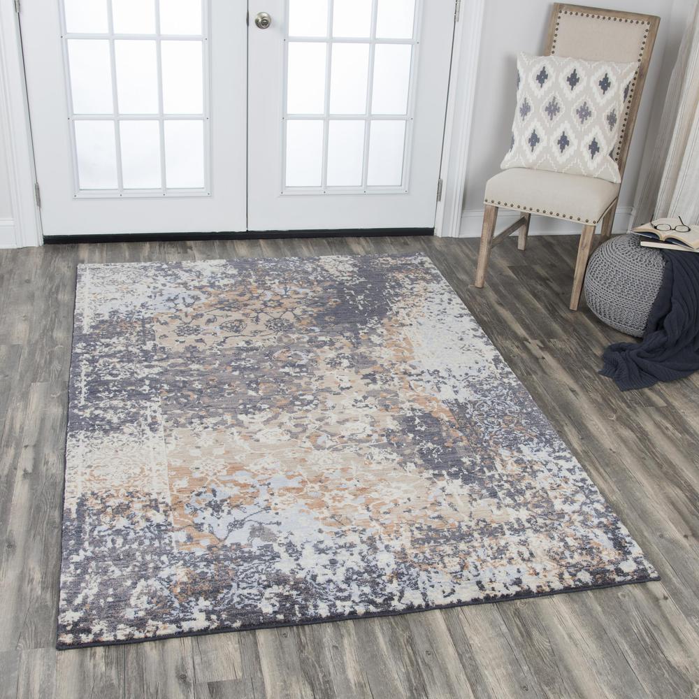 Hybrid Cut Pile Wool Rug, 2'6" x 10'. Picture 2