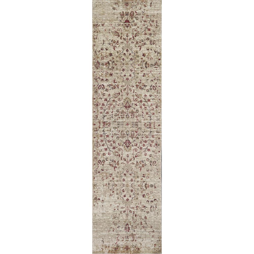 Hybrid Cut Pile Wool Rug, 2'6" x 8'. Picture 1