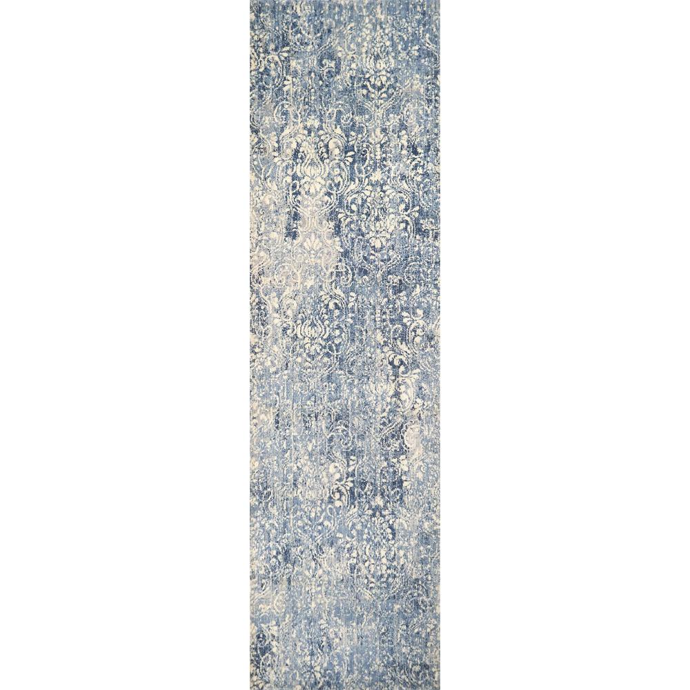 Hybrid Cut Pile Wool Rug, 2'6" x 8'. Picture 1