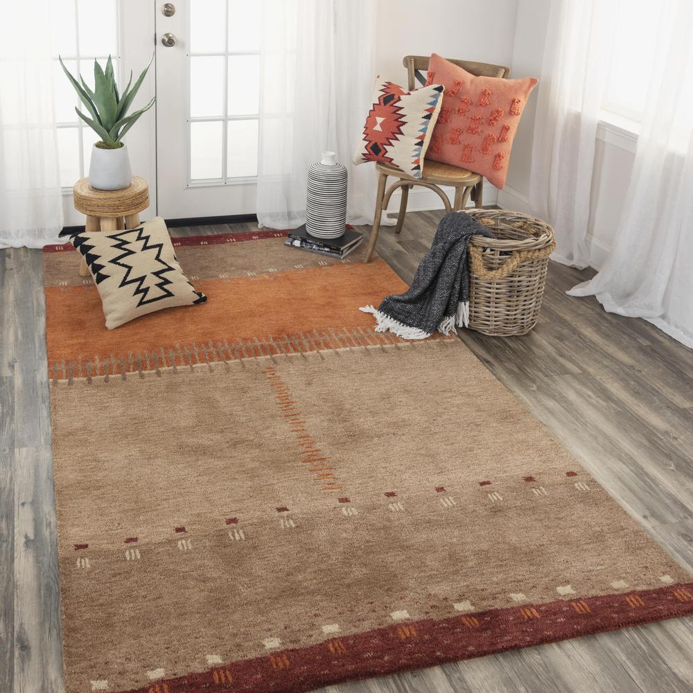 Hand Tufted Cut Pile Wool Rug, 3'6" x 5'6". Picture 2