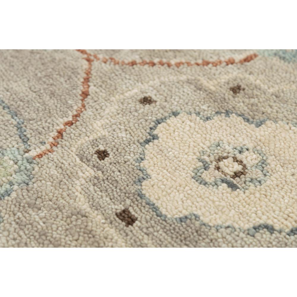 Hand Knotted Cut Pile Wool Rug, 6' x 9'. Picture 4