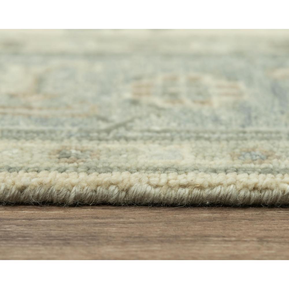 Hand Knotted Cut Pile Wool Rug, 6' x 9'. Picture 6