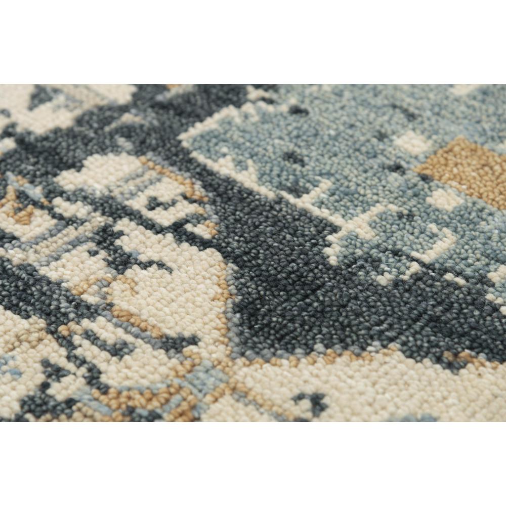 Hand Knotted Cut Pile Wool Rug, 6' x 9'. Picture 4