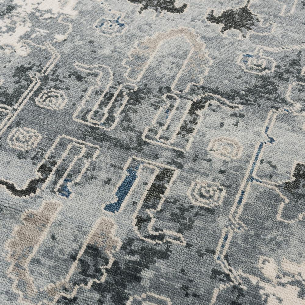 Hand Knotted Cut Pile Wool Rug, 6' x 9'. Picture 4