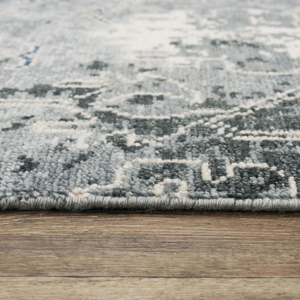 Hand Knotted Cut Pile Wool Rug, 6' x 9'. Picture 6