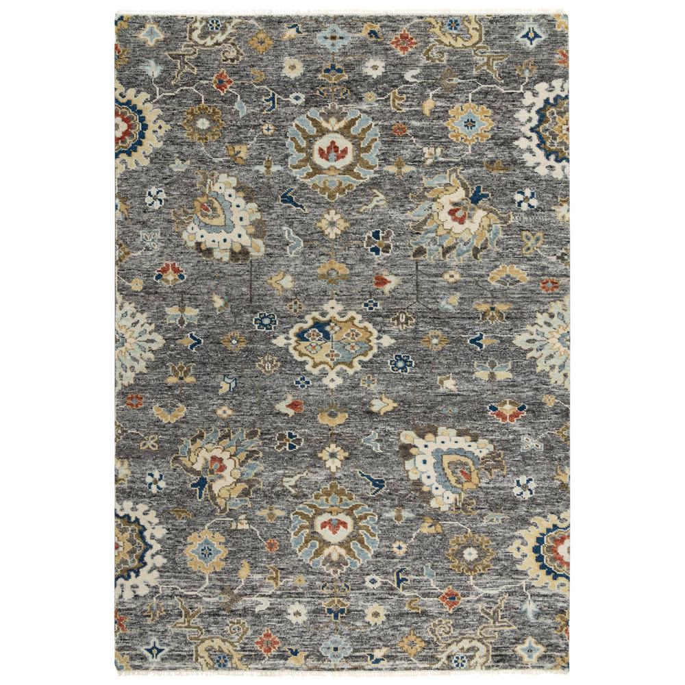 Hand Knotted Cut Pile Wool Rug, 6' x 9'. Picture 1