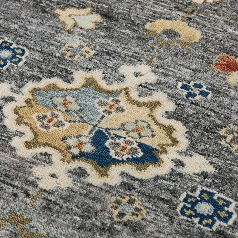 Hand Knotted Cut Pile Wool Rug, 6' x 9'. Picture 4