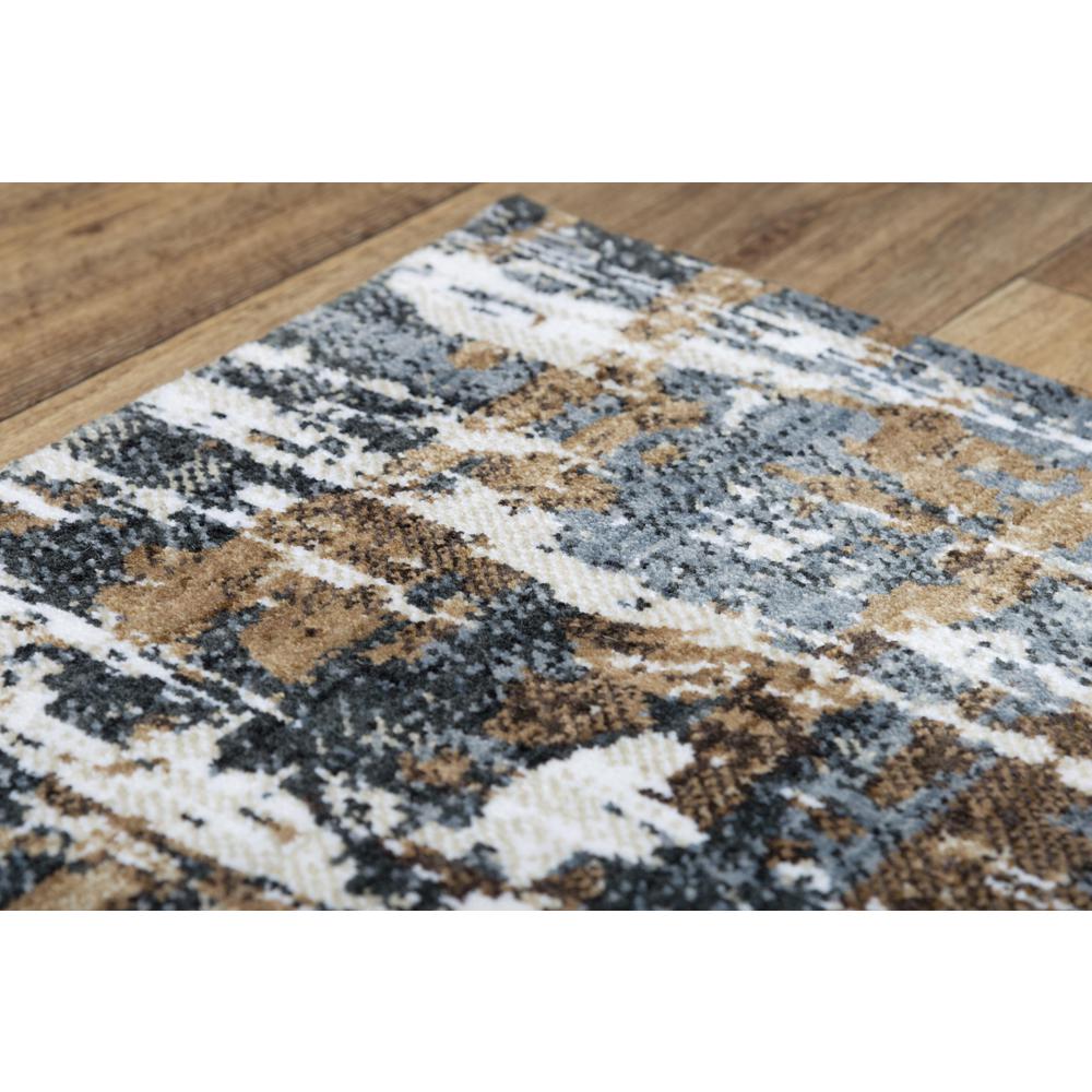 Hybrid Cut Pile Polyester Rug, 2'6" x 8'. Picture 4