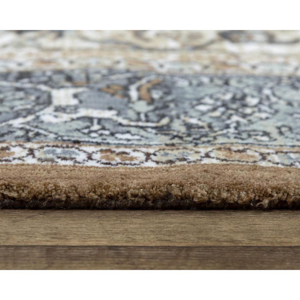 Hybrid Cut Pile Polyester Rug, 2'6" x 8'. Picture 5
