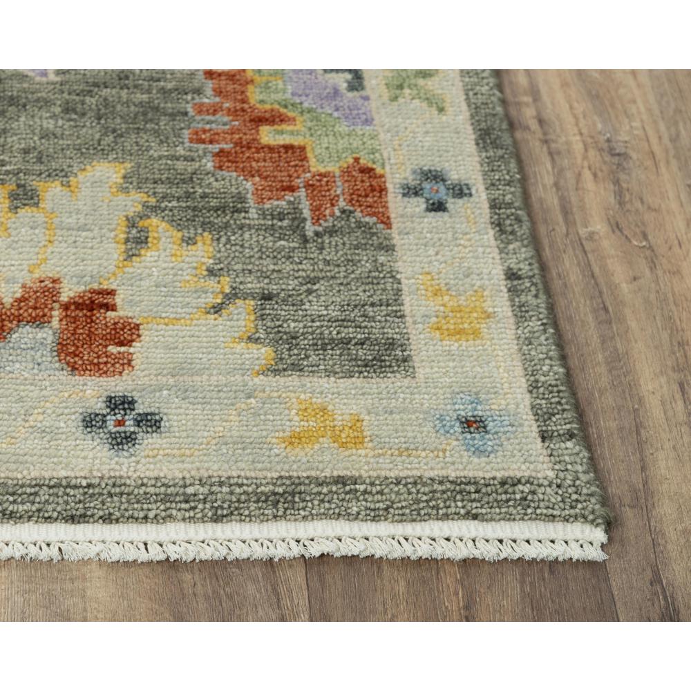 Hand Knotted Cut Pile Wool Rug, 6' x 9'. Picture 3