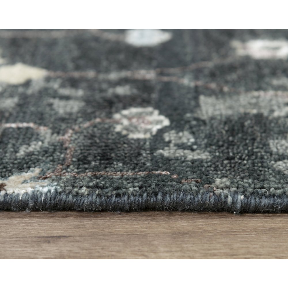 Hand Knotted Cut Pile Wool Rug, 6' x 9'. Picture 6