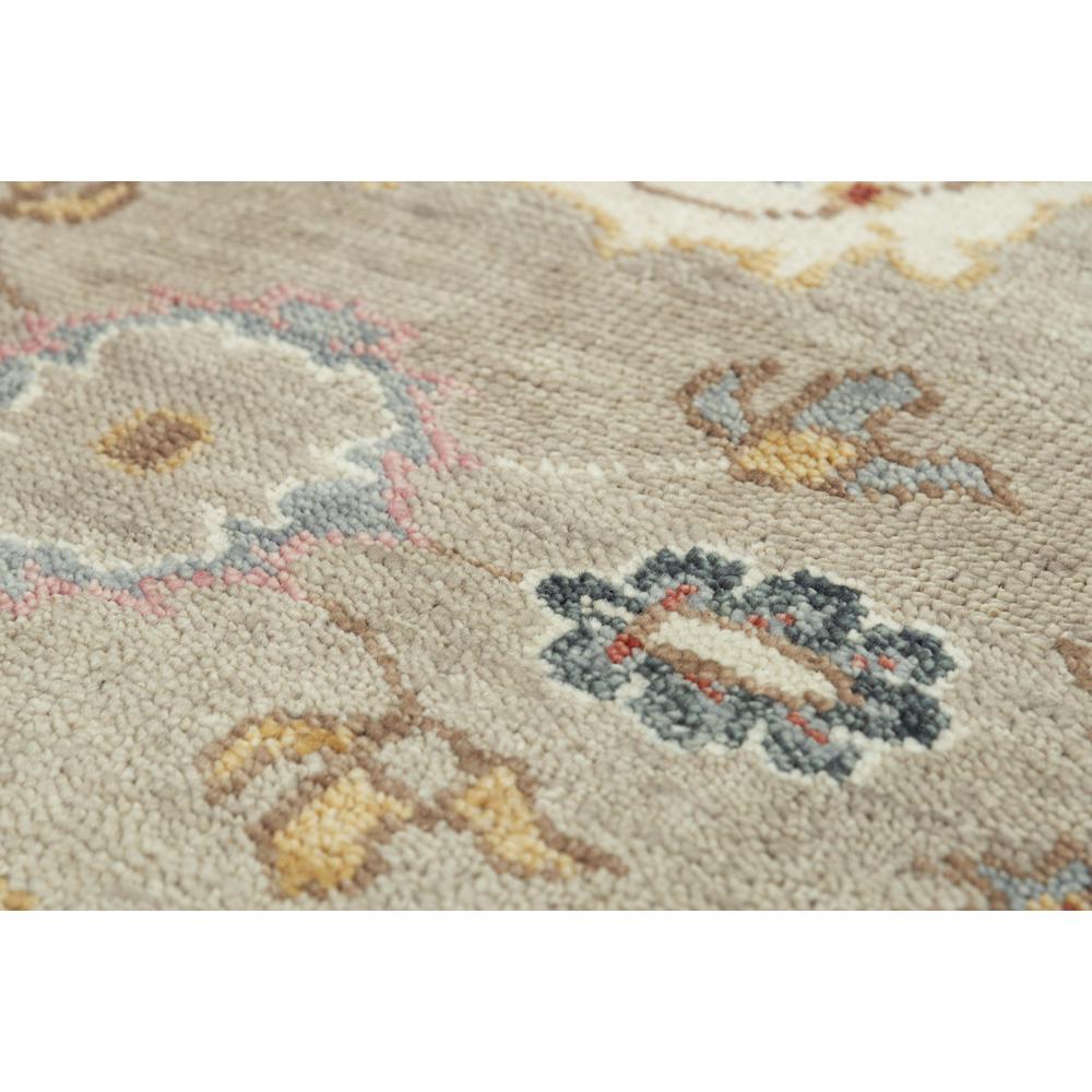 Hand Knotted Cut Pile Wool Rug, 6' x 9'. Picture 4