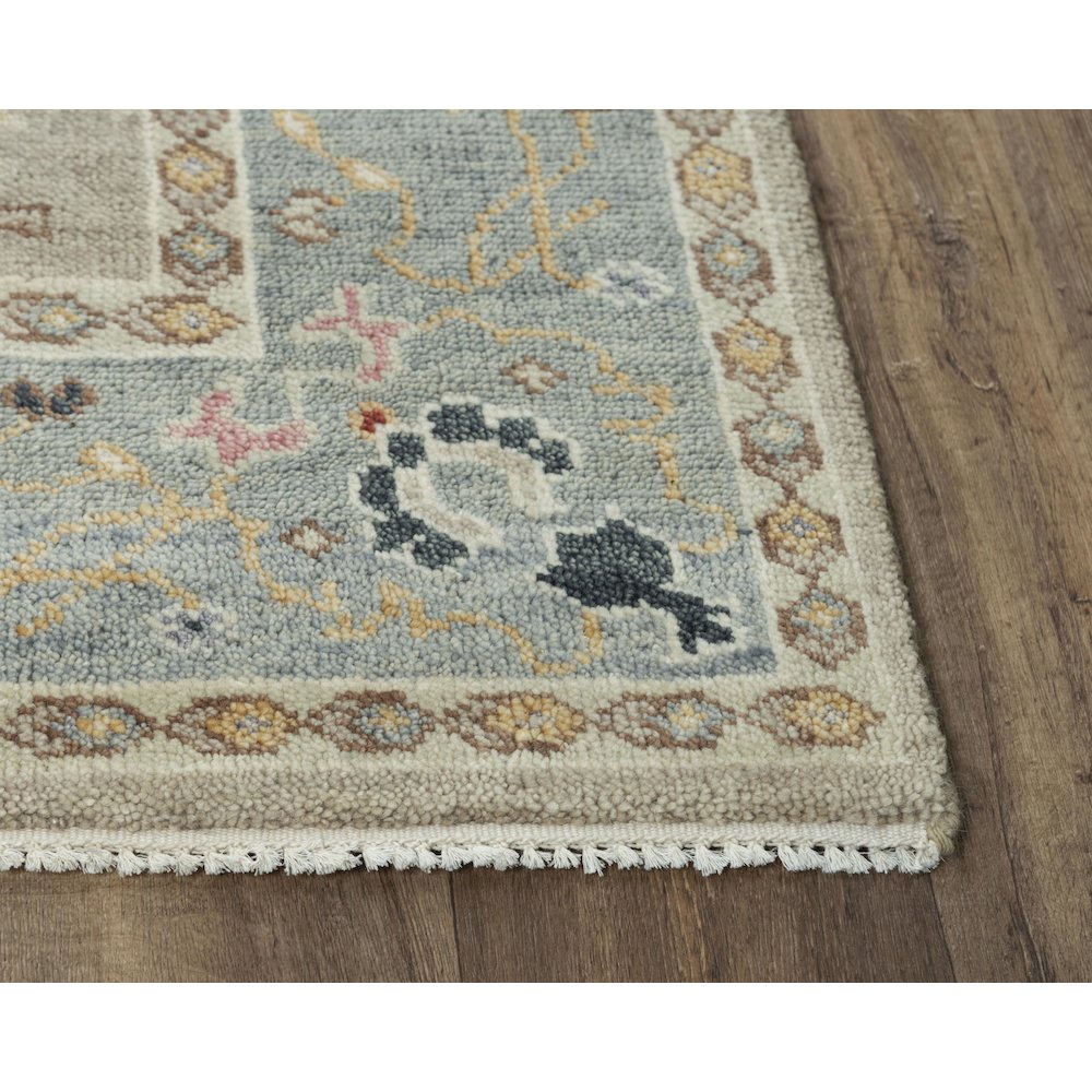 Hand Knotted Cut Pile Wool Rug, 6' x 9'. Picture 3