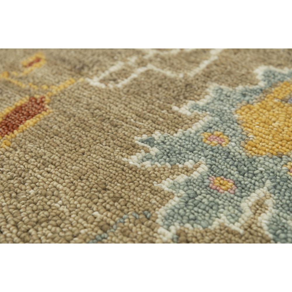 Hand Knotted Cut Pile Wool Rug, 6' x 9'. Picture 4