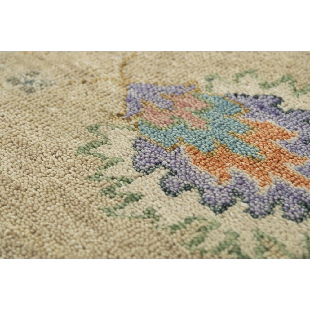 Hand Knotted Cut Pile Wool Rug, 6' x 9'. Picture 4