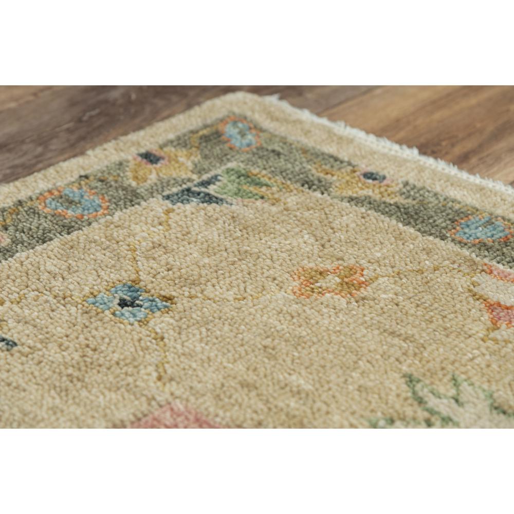 Hand Knotted Cut Pile Wool Rug, 6' x 9'. Picture 5