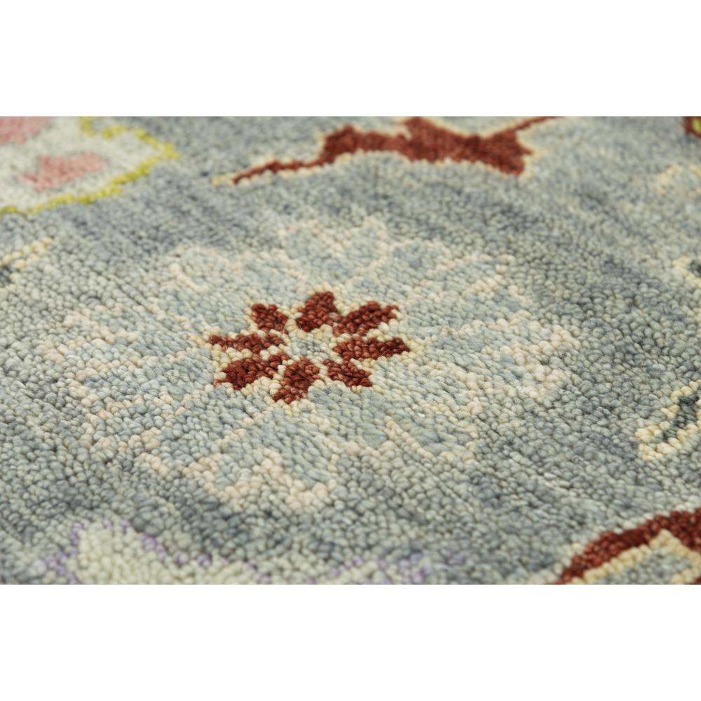 Hand Knotted Cut Pile Wool Rug, 6' x 9'. Picture 4